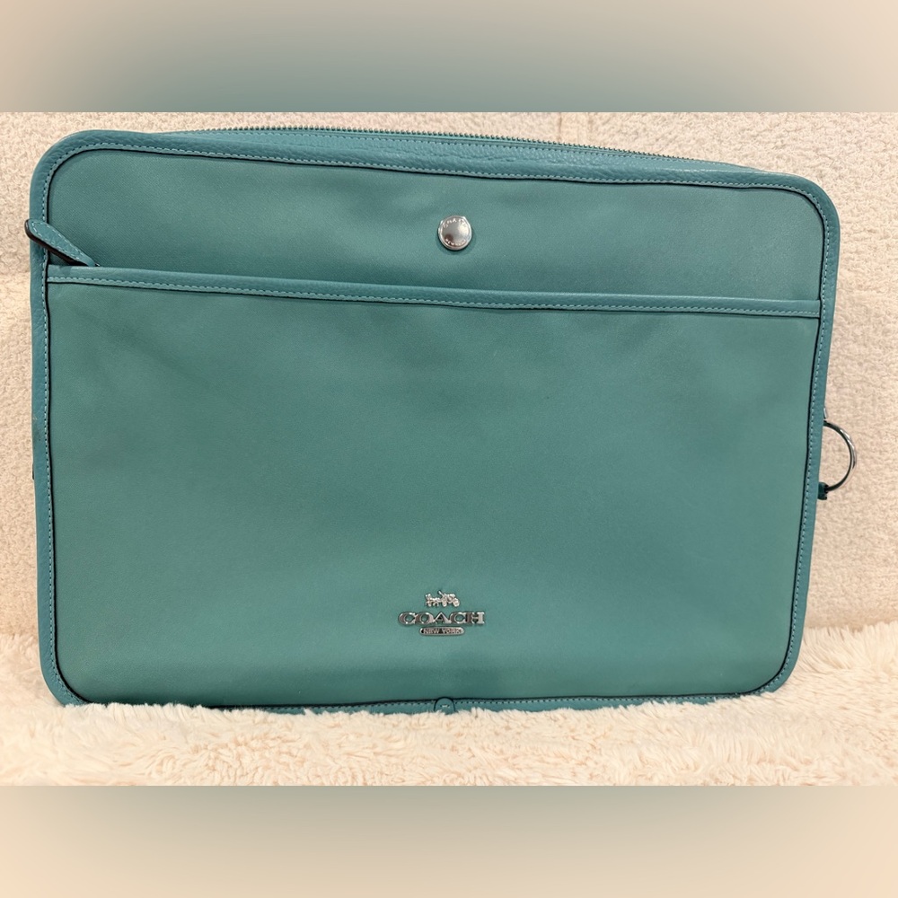 Coach Men's Laptop Bag in Aqua
